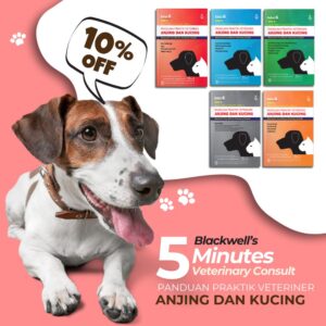 Paket 5 Buku Blackwell’s Five Minutes Veterinary Consult - Terjemahan